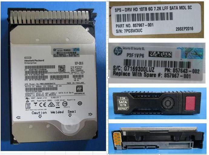 Immagine prodotto HPE Disco rigido (10 TB, 3.5")