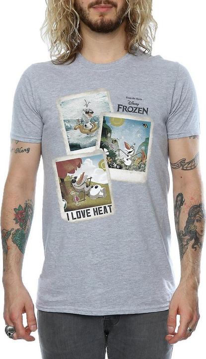 Actual product image Disney Frozen Mens Olaf Polaroid T-Shirt (M)