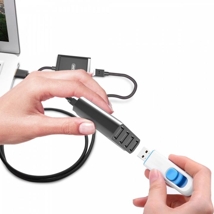 Produktbild Unitek Y-2516 Schnittstellen-Hub USB 2.0 (USB-A, 5 Ports)