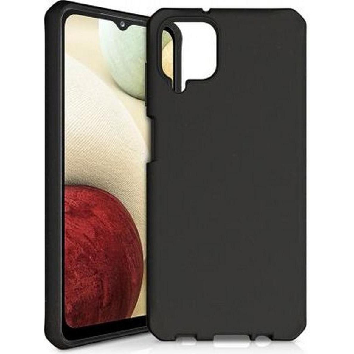 Itskins Itferonterraga12bk (Samsung Galaxy A12), Smartphone Hülle, Schwarz