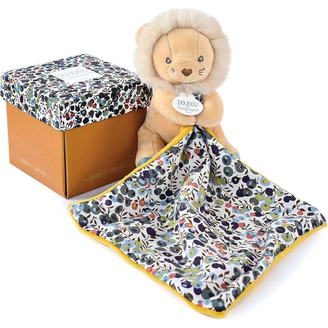 Thumbnail - Doudou et Compagnie, Schmusetuch, Löwe mit Schmusetuch 12cm