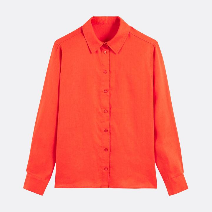Immagine prodotto La Redoute Collections Langärmelige Leinenbluse (34)