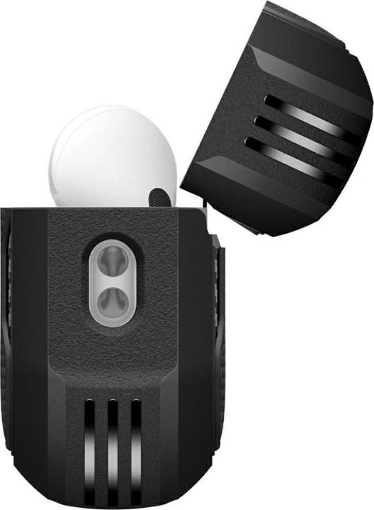 Actual product image Spigen - Core Armor - Apple AirPods Pro 3 - Matte Black (Headphone sleeve)