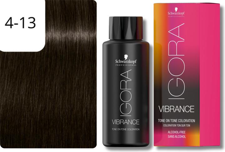 Image du produit Schwarzkopf Professional Coloration pour cheveux IGORA Vibrance NOUVEAU (4-13 Brun moyen Crendé mat)