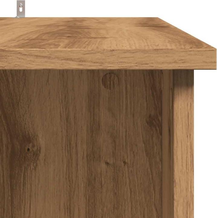 Produktbild vidaXL Bartisch mit Regal Artisan-Eiche 102x50x103,5 cm Holzwerkstoff