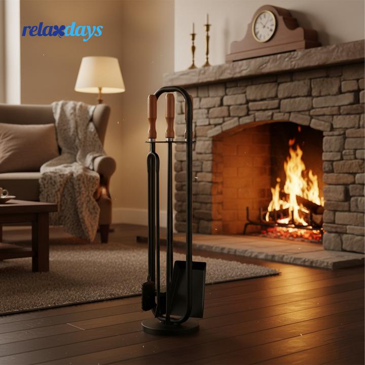 Produktbild Relaxdays 5tlg. Kaminbesteck-Set