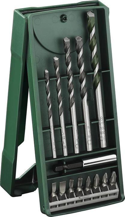 Produktbild Bosch Zubehör Mini-X-Line-Universalbohrer-Set, 14-teilig, 1 Universalhlater magnetisch (3 mm, 4 mm, 5 mm, 6 mm, 8 mm)