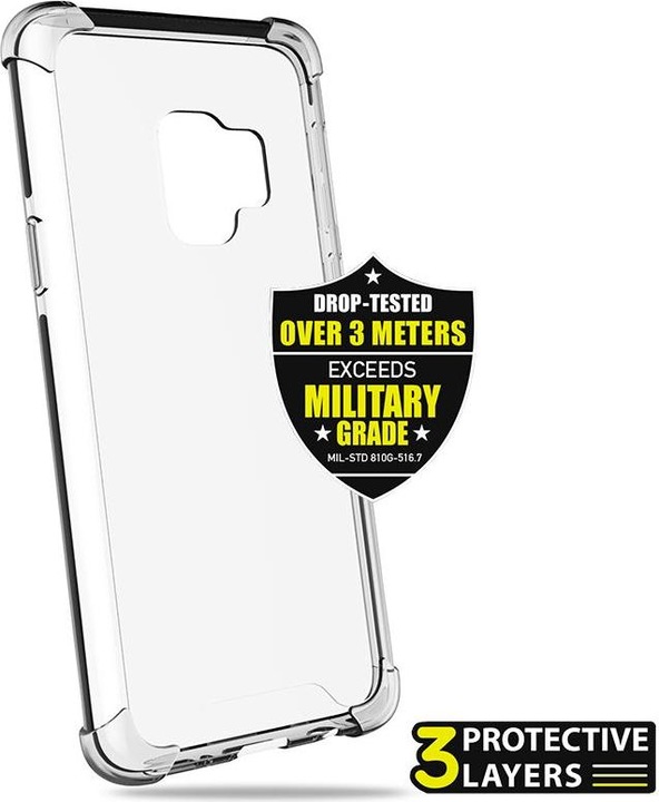 Immagine prodotto Puro Impact Pro Hard Shield - Custodia per Samsung Galaxy S9 (nero) (Samsung Galaxy S9+)