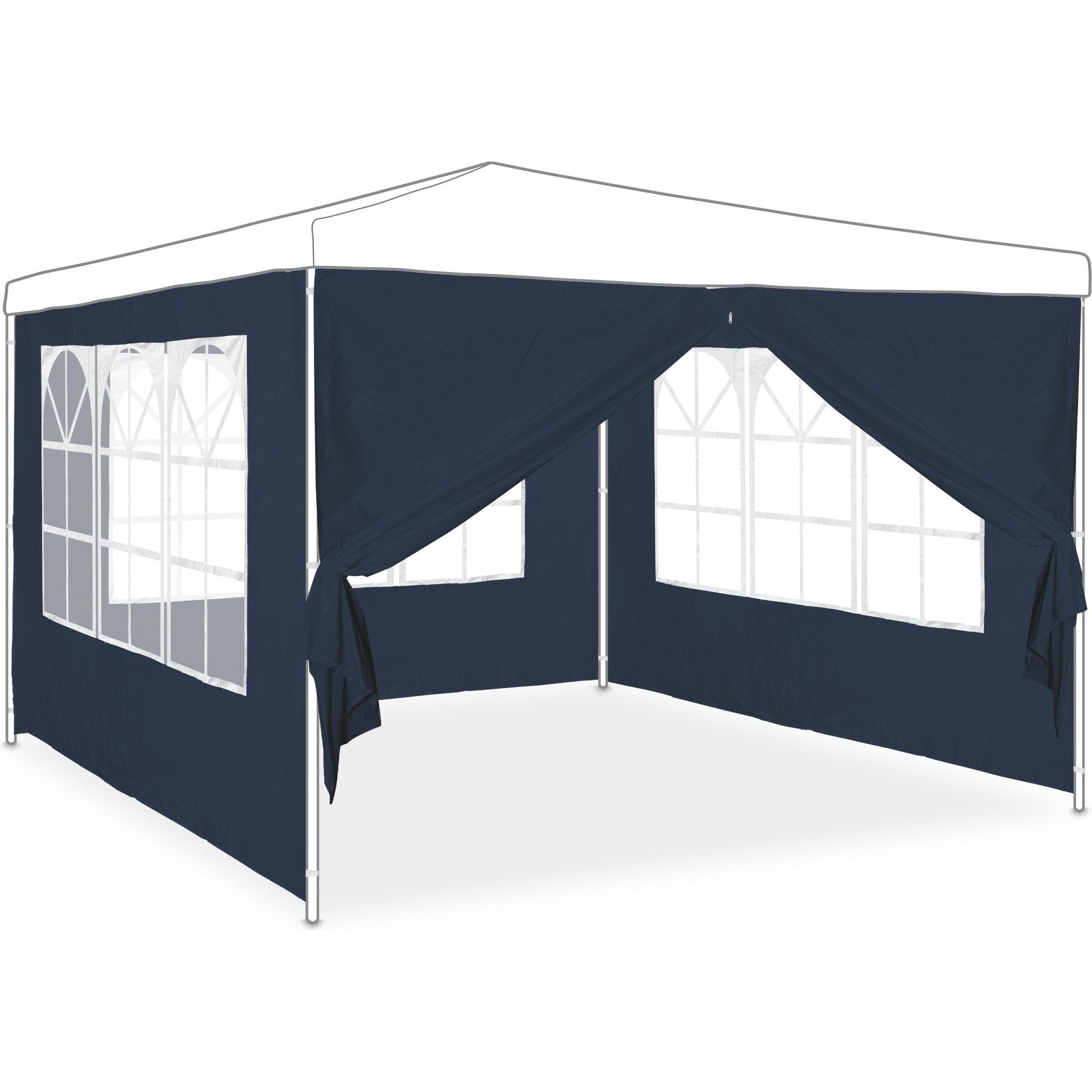Relaxdays, Pavillon, 4x Pavillon Seitenwand (10 cm, 300 cm)