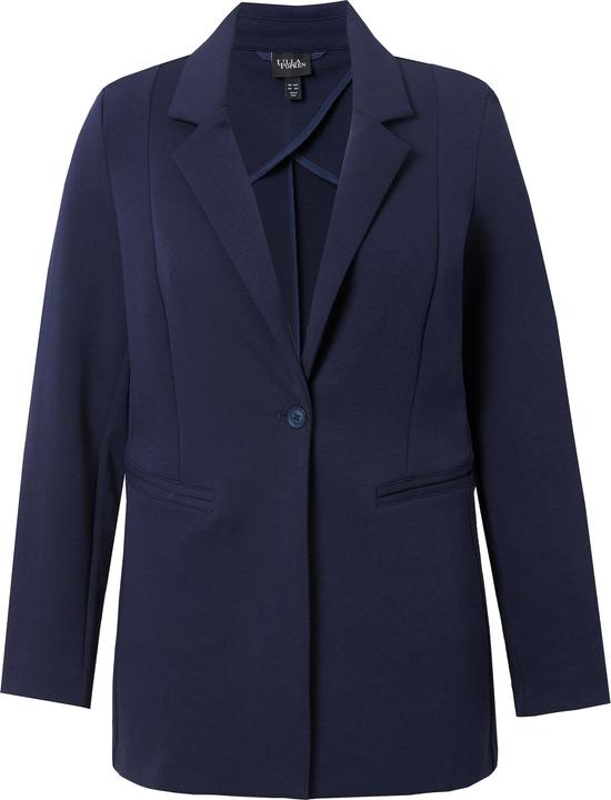 Produktbild Ulla Popken Blazer, Punto di Roma, A-Linie, Reverskragen, Stretch (50, 52)