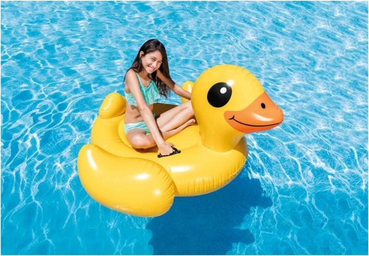 Actual product image Intex Yellow Duck Ride-On