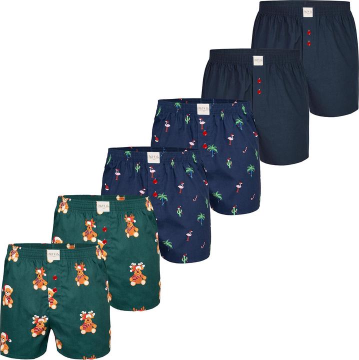 Produktbild Phil & Co. Berlin Boxer Chrstimas Boxer 6er Pack (XL, 6er Pack)
