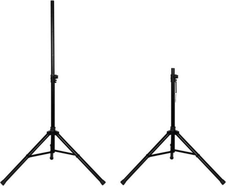 Produktbild Velleman Lautsprecherstativ - Schwarz (1 Stk., Ständer, Höhenverstellbar)