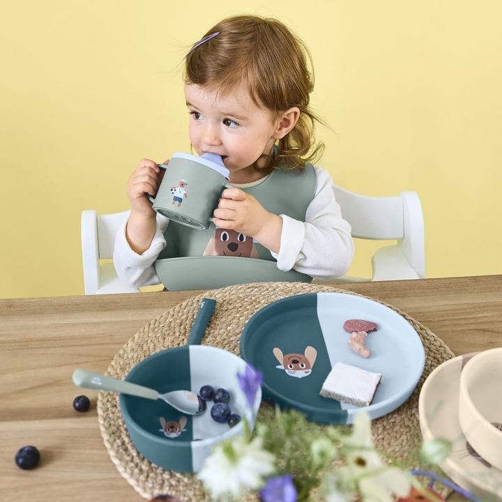 Produktbild Lässig 3-tlg Esslern-Set Silikon - Teller + Schale