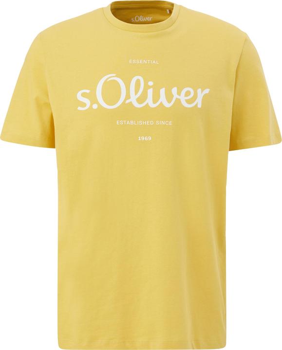 Produktbild S.Oliver T-Shirt Kurzarmshirt mit Rundhalsausschnitt und Labelprint (L)