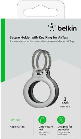 Actual product image Belkin AirTag Schlüsselanhänger 2er Set