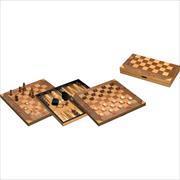 Produktbild Philos Schach Backgammon Dame Set Feld