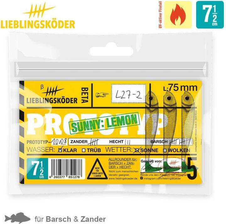 Produktbild Lieblingsköder Sunny Lemon (7.50 cm)