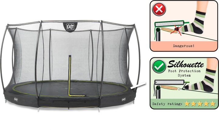 Produktbild Exit Silhouette Boden mit Sicherheitsnetz (366 cm)