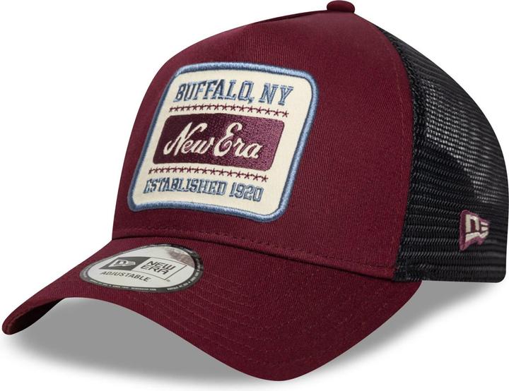 Immagine prodotto New Era A-Frame Mesh Trucker Cap - Brand Patch Rubin