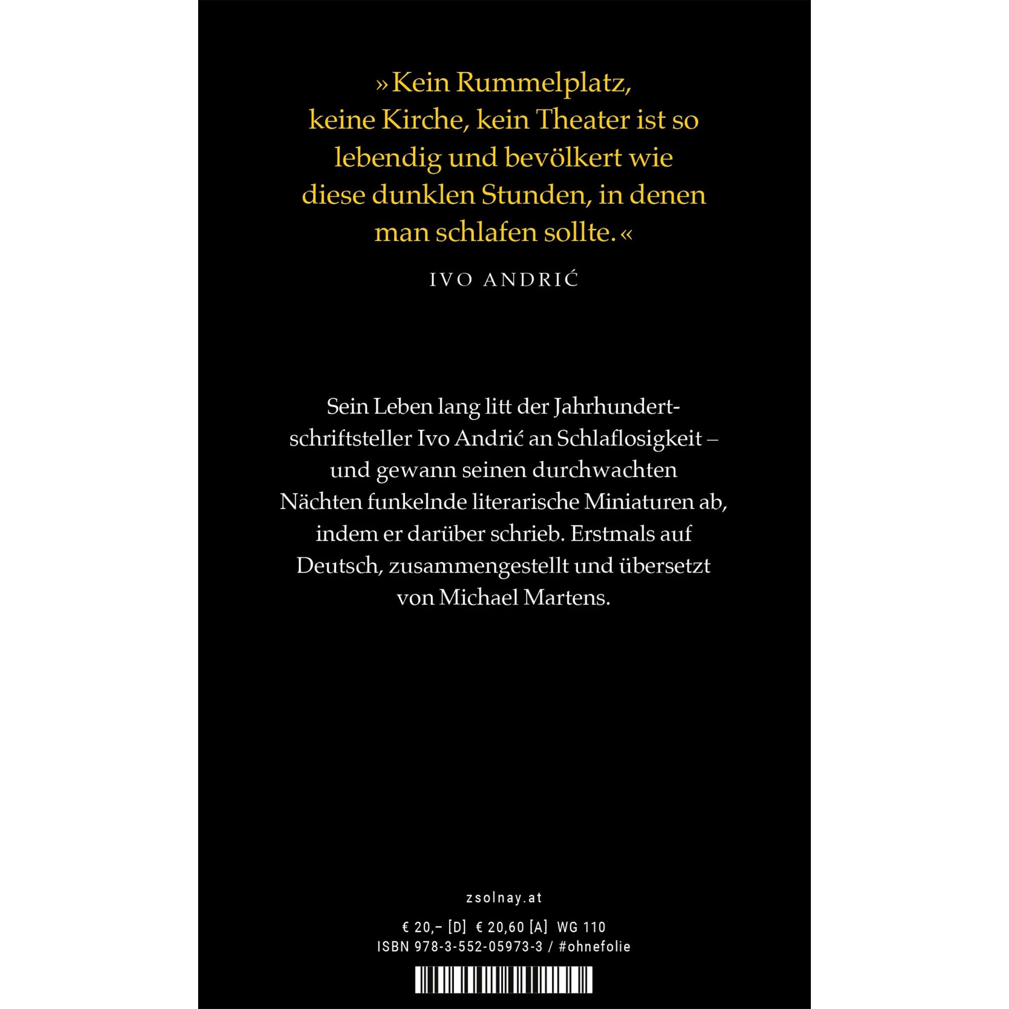 Thumbnail - Insomnia, Belletristik von Ivo Andric