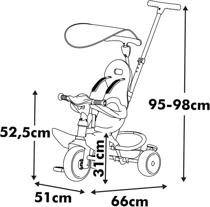 Immagine prodotto Smoby Triciclo S.Life Baby Balade