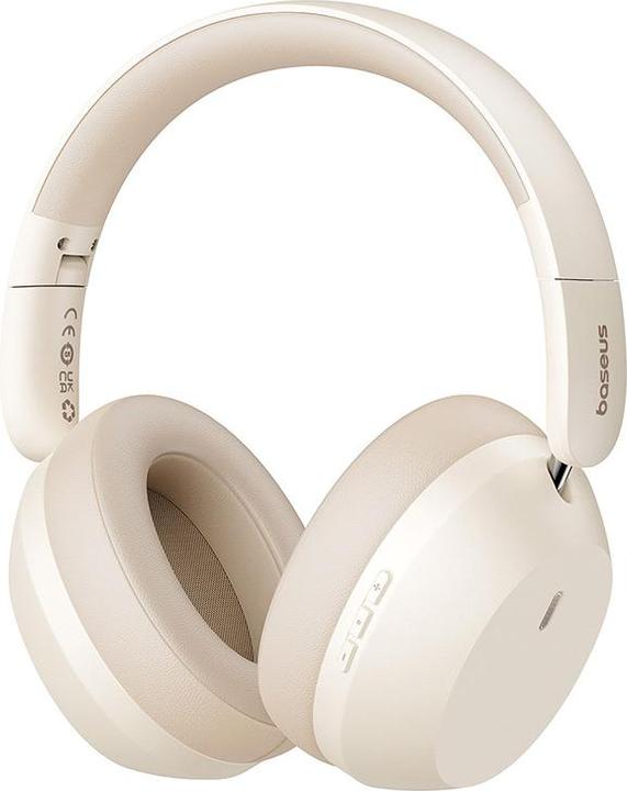 Baseus Bass 35 Max Kabelloser Kopfhörer Stellar Weiss (50 h, Kabelgebunden, Kabellos)