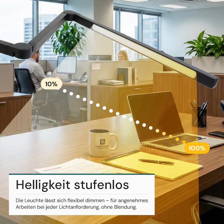 Actual product image Luxula LED desk lamp with clip (450 lm)