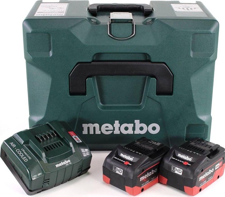 Actual product image Metabo Basic set 2 x LiHD 5.5 Ah ML (18 V)