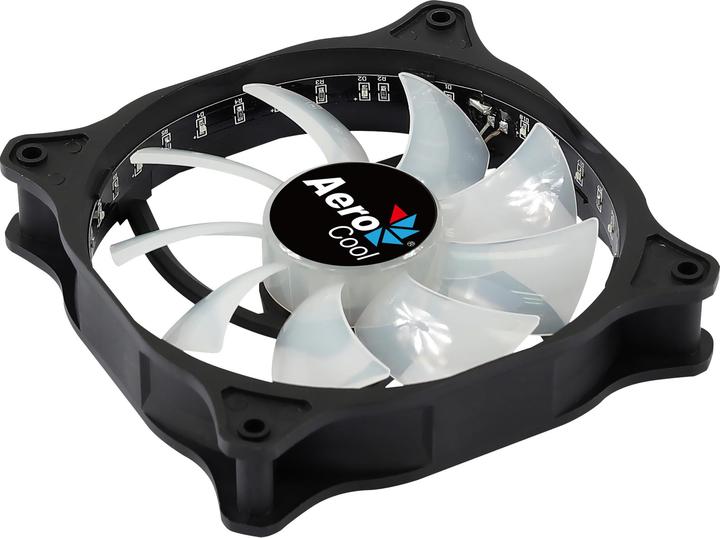 Actual product image AeroCool Cosmo 12 Computer Case Fan 12 cm Black (120 mm, 1 x)