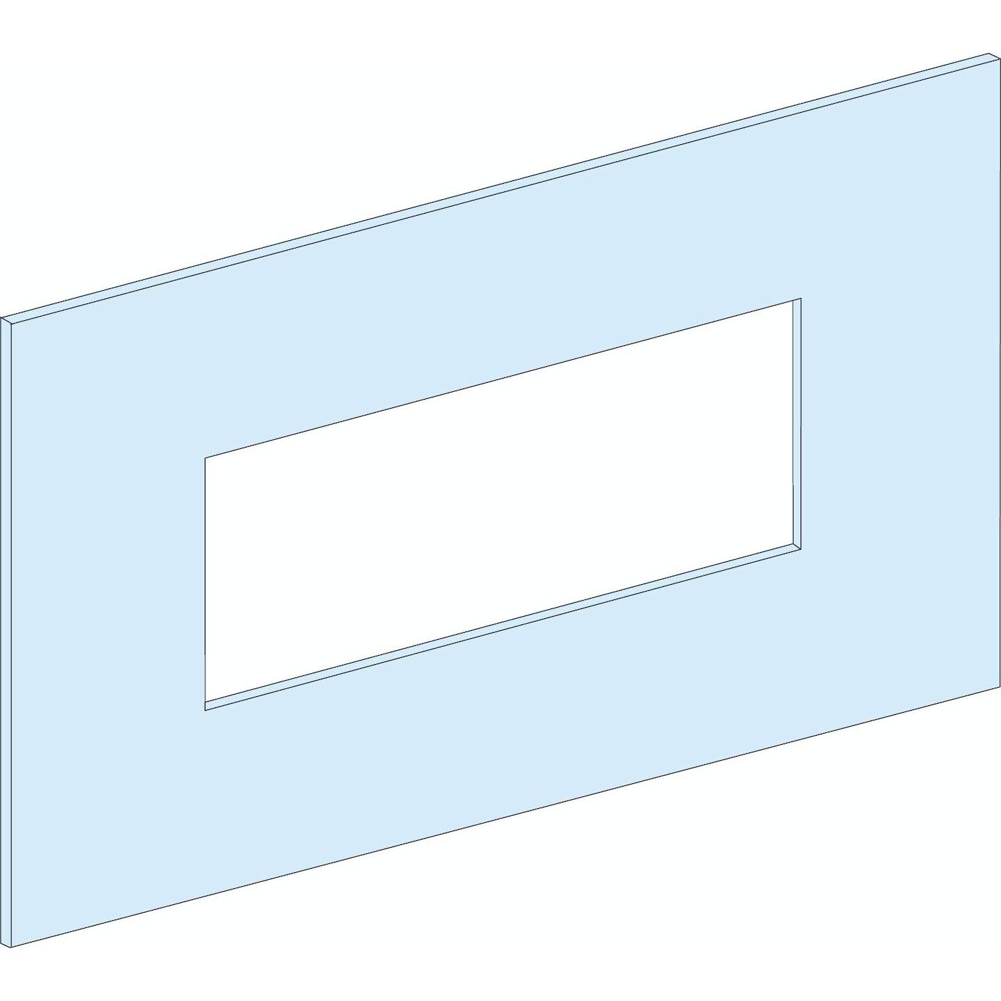Schneider Prisma Plus G Metallabdeckung mit Ausschnitt für INS250 600x250mm LVS03247, Serverschrank Zubehör, Grau