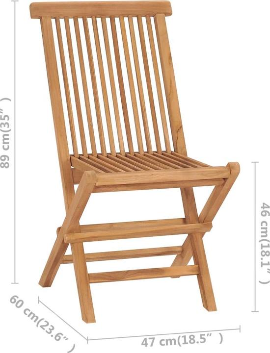 Actual product image vidaXL Gartenstuhl