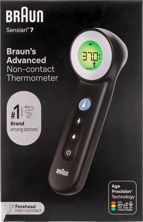 Actual product image Braun BNT 400B No Touch (Non-contact, Forehead)
