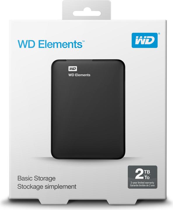 Produktbild WD Elements Portable USB3.0 2TB (2 TB)