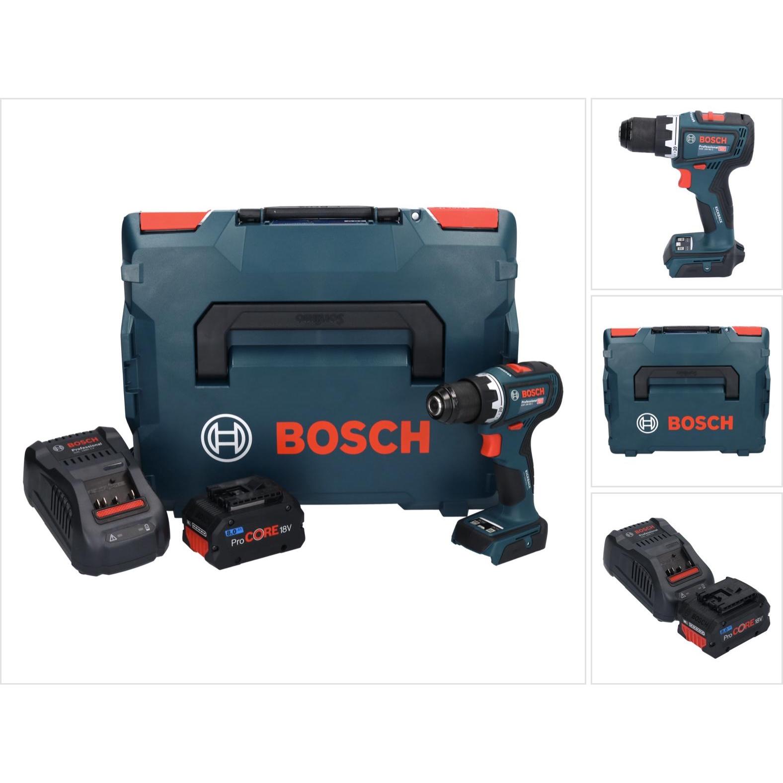 Bosch Professional, Bohrmaschine + Akkuschrauber, Bosch GSR 18V-90 C Professional Akku Bohrschrauber 18 V 64 Nm Brushles...