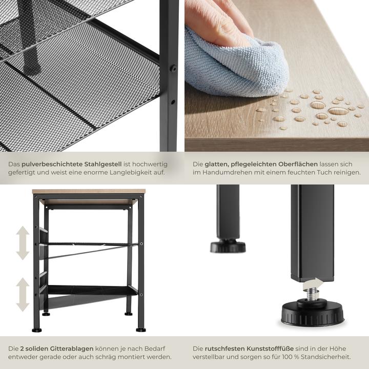 Image du produit tectake Table d’appoint Lincoln