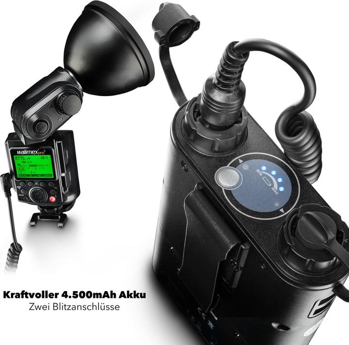 Produktbild Walimex Light Shooter 360 TTL Canon + Power Porta (Aufsteckblitz, Canon)