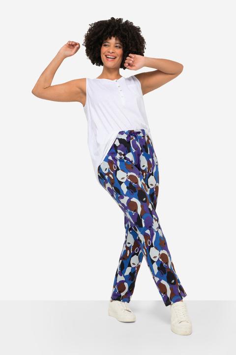 Actual product image Angel of Style Elastic Waist All-Over Print Jogging Pants (52)