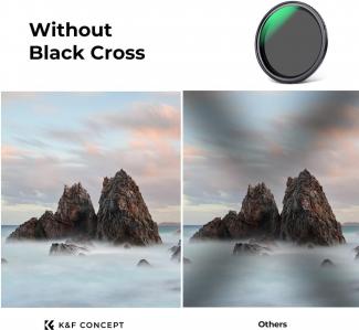 Actual product image K&F Concept Grauer einstellbarer Magnetfilter Nano-X MRC Fader ND2-32 - 77 mm (77 mm, Neutral density filter)