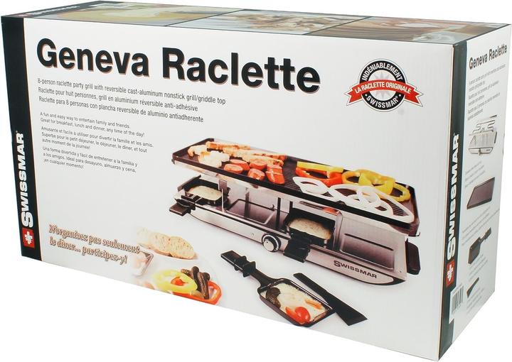 Produktbild Swissmar Raclette-Grill für 8 Personen mit Pannetjes, Grillplatte und Antihaftbeschichtung