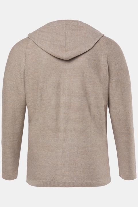 Produktbild JP1880 Strickjacke, Kapuze, Zipper, bis 7XL (L)