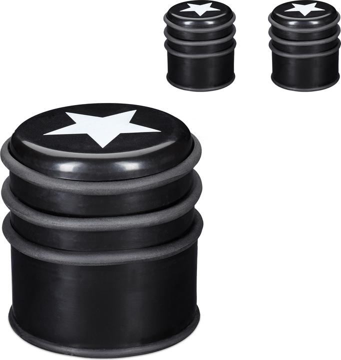 Produktbild Relaxdays 3x Türstopper (3 Stück, 7.5 x 7.5 x 8 cm)