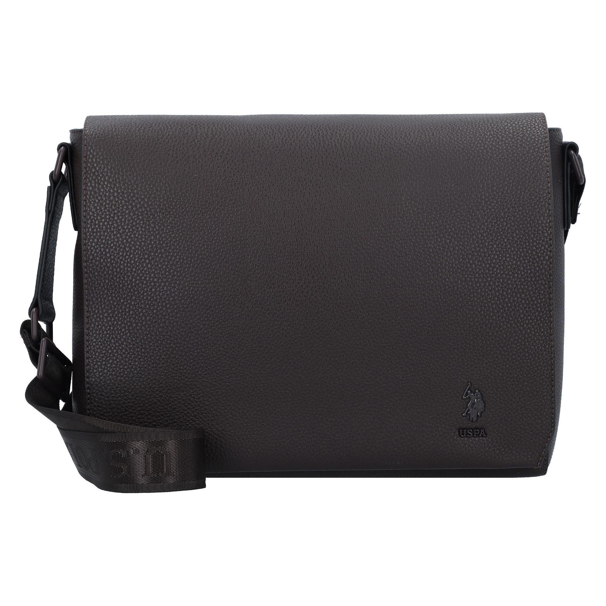 U.S. Polo, Herren, Tasche, Seattle Messenger 32 Cm Laptopfach, Braun, (8 l)