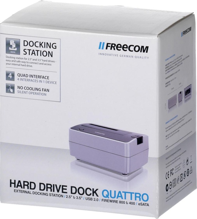 Produktbild Freecom Hard Drive Dock Quattro, Docking-Station für SATA