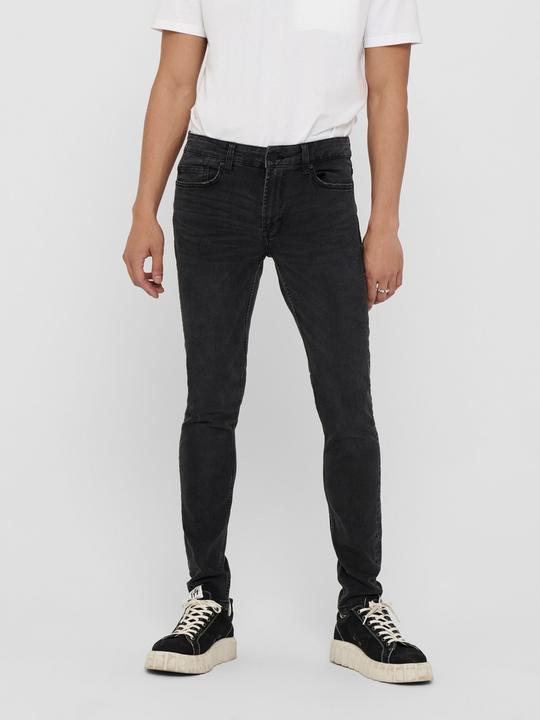 Produktbild Only & Sons ONSWarp Grey Skinny Fit Jeans (W29/L32)