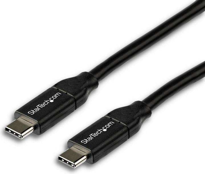 Actual product image StarTech USB-C to USB-C Cable with 5A Power Delivery - St/St - 2m - USB 2.0 - USB-IF certified - USB Ty... (2 m, USB 2.0, 100 W)