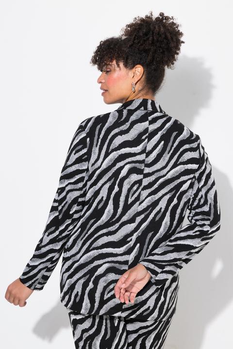 Produktbild Miamoda Blazer, schmale Form, Zebramuster (54)