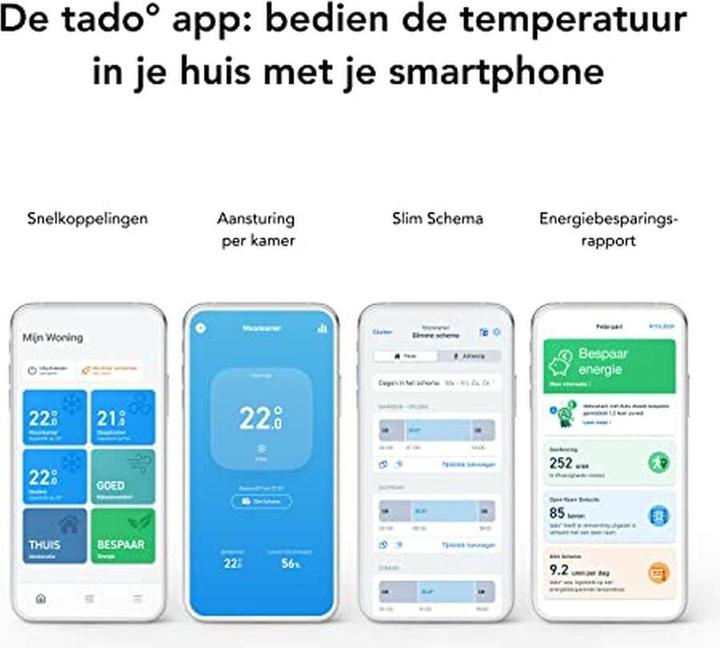 Produktbild tado° Slimme Aircobediening V3+ met standaard, eenvoudige doe-het-zelf installatie