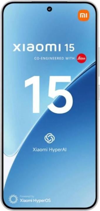 Actual product image Xiaomi 15 (EU) (512 GB, White, 6.36", Dual SIM, 5G)