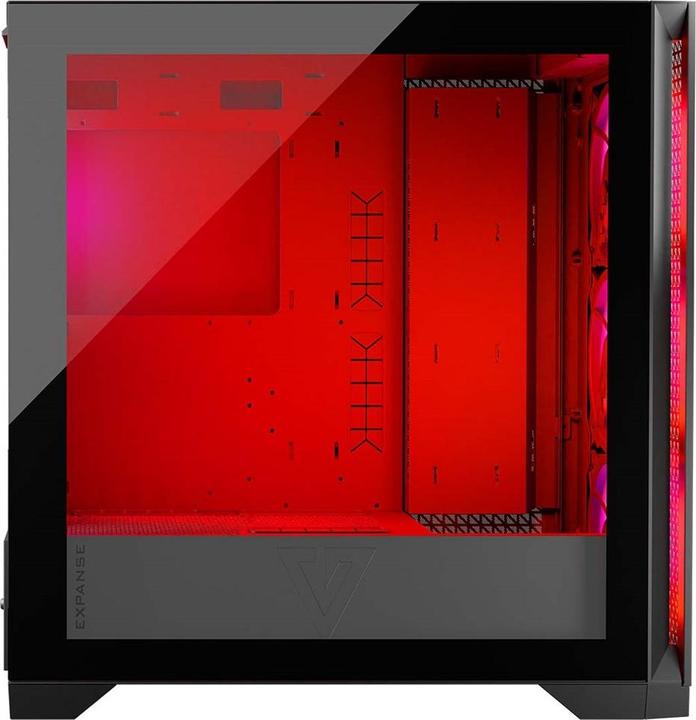 Actual product image Modecom Volcano Expanse T Apex ARGB czarna (mATX, Mini-ITX)